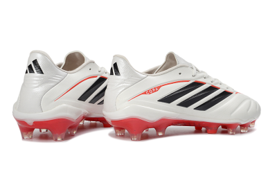 Men's Adidas Copa Pure 4 FG Football Boots - White/Crimson Red/Black