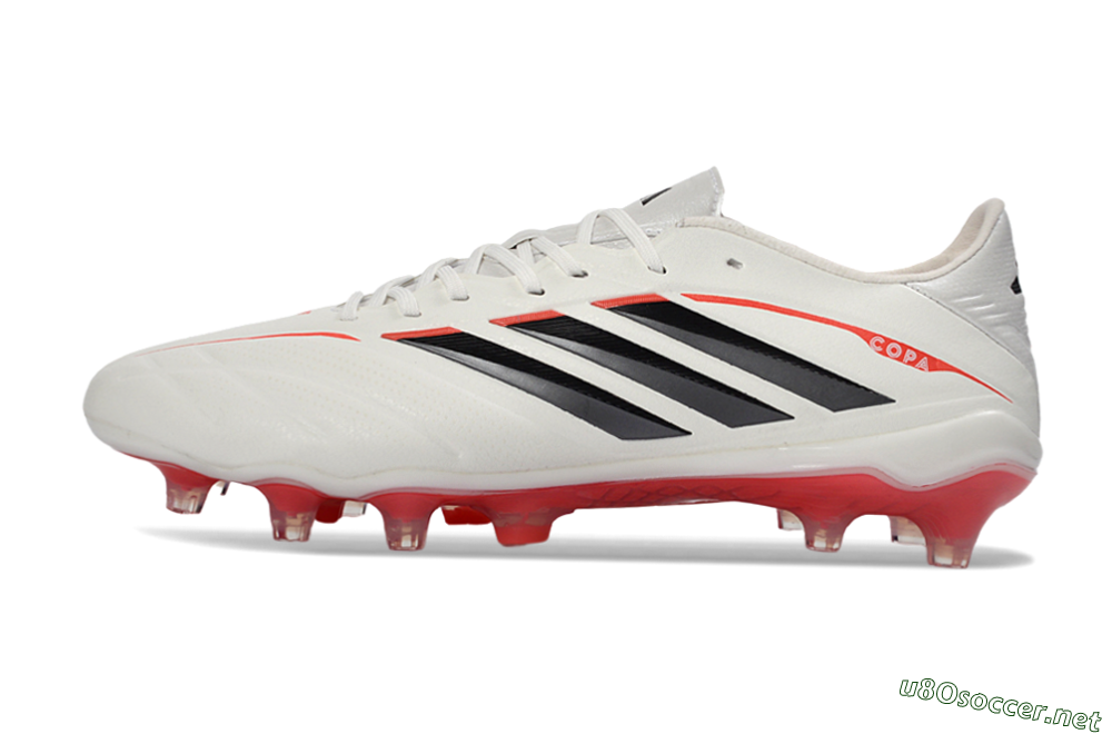 Men's Adidas Copa Pure 4 FG Football Boots - White/Crimson Red/Black 0