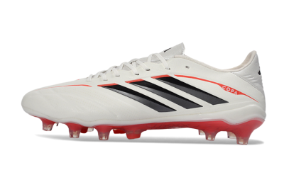 Men's Adidas Copa Pure 4 FG Football Boots - White/Crimson Red/Black