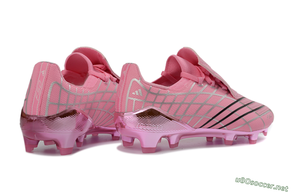 Men's Adidas F50 Spider Elite FG Football Boots - Pink/Bright Pink/Soft Pink 6