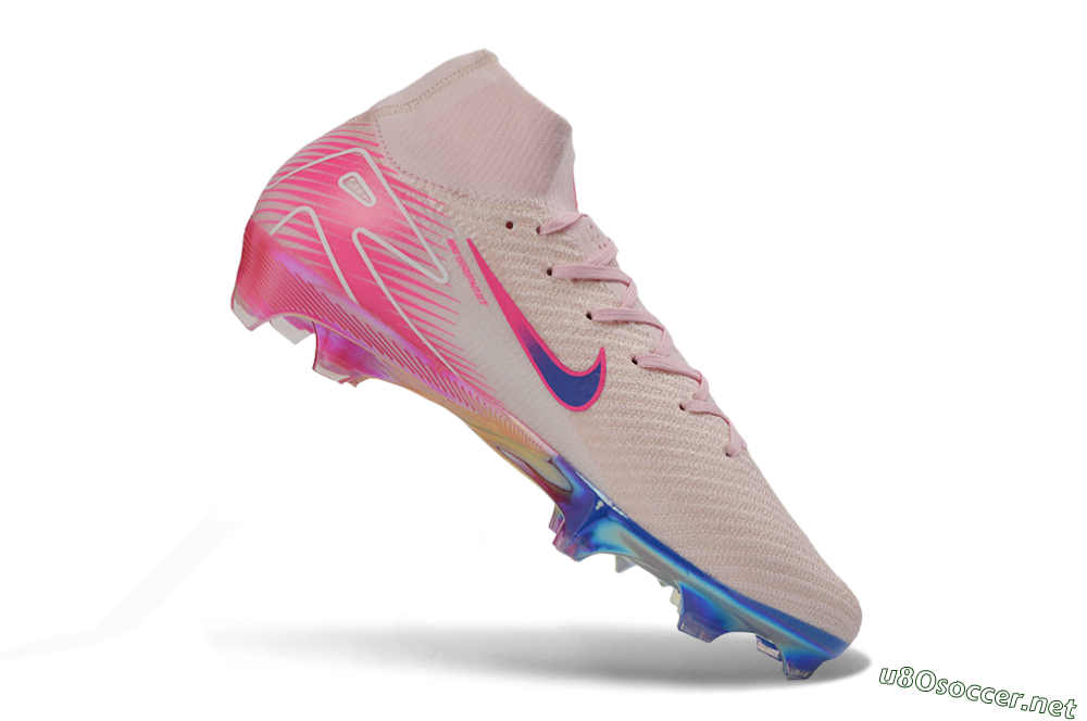 Unisex Nike Air Zoom Mercurial Superfly 10 Elite FG Football Boots - Pink/Pastel Pink/Neon Pink 4