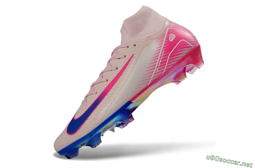 Unisex Nike Air Zoom Mercurial Superfly 10 Elite FG Football Boots - Pink/Pastel Pink/Neon Pink 5
