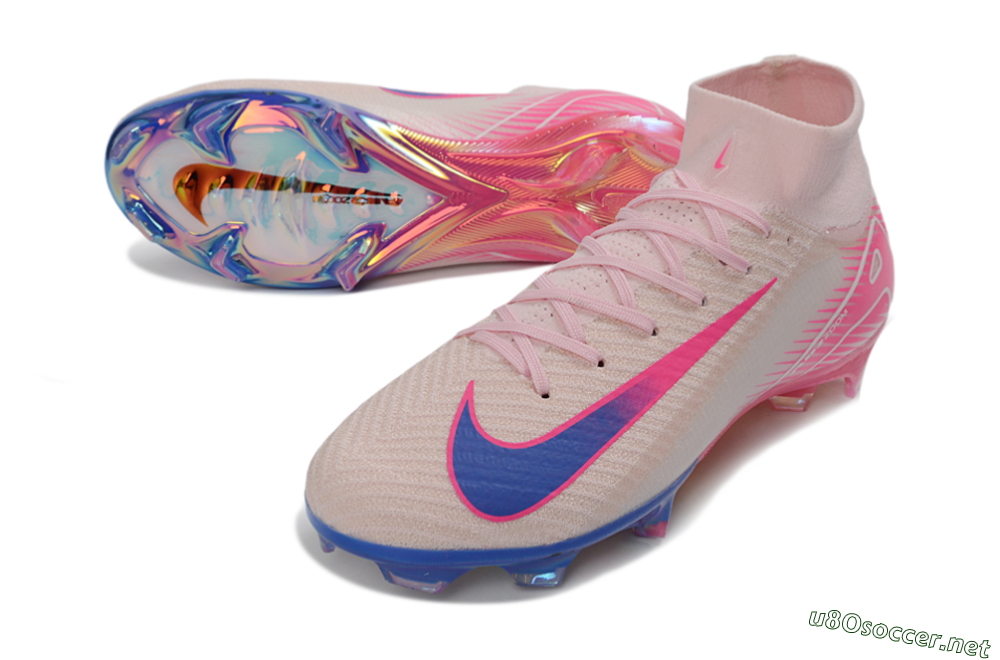Unisex Nike Air Zoom Mercurial Superfly 10 Elite FG Football Boots - Pink/Pastel Pink/Neon Pink 3