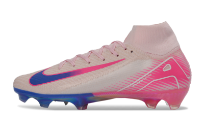 Unisex Nike Air Zoom Mercurial Superfly 10 Elite FG Football Boots - Pink/Pastel Pink/Neon Pink