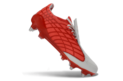 Men's Adidas F50 Spider Elite SG Football Boots - Red/Flame Red/Steel Gray