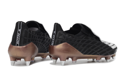 Men's Adidas F50 Spider Elite SG Football Boots - Black/Bronze/White