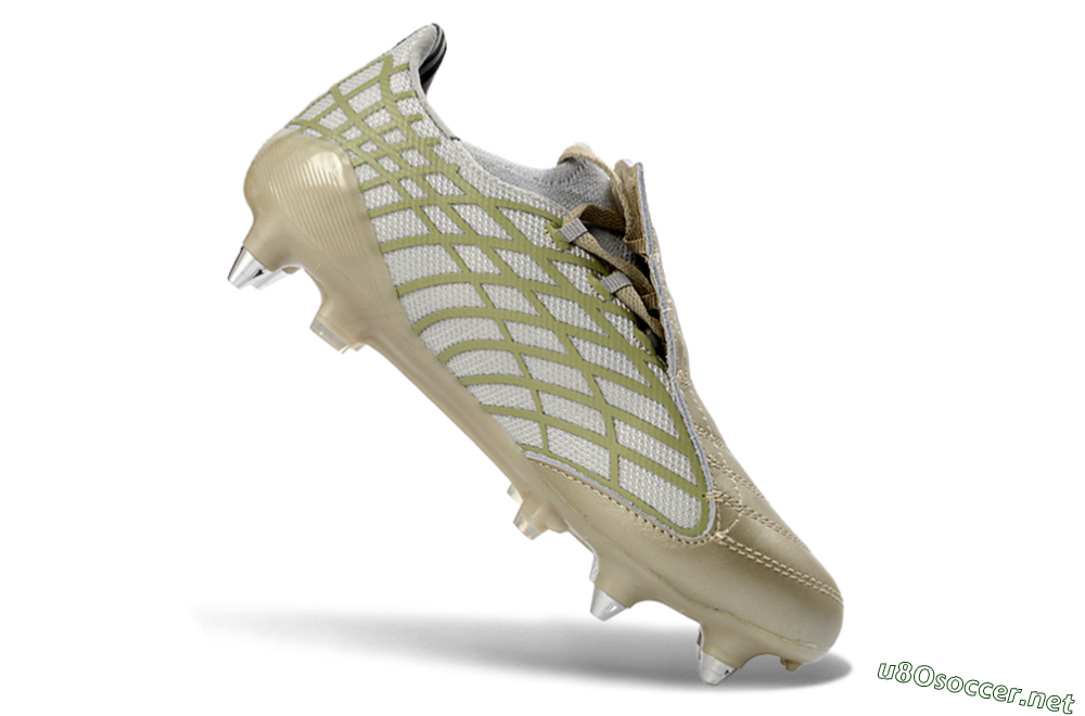 Men's Adidas F50 Spider Elite SG Football Boots - Beige/Soft Sand/Light Olive 4
