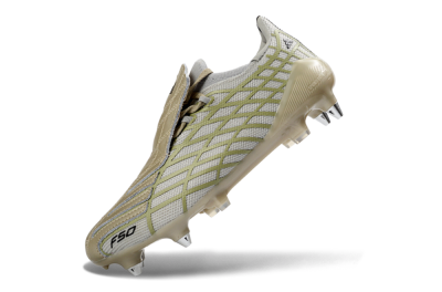 Men's Adidas F50 Spider Elite SG Football Boots - Beige/Soft Sand/Light Olive