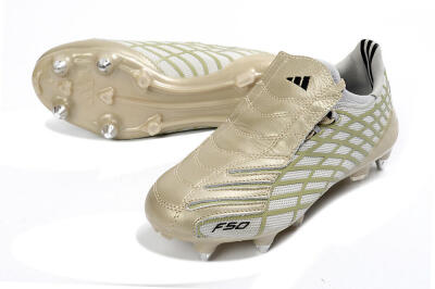 Men's Adidas F50 Spider Elite SG Football Boots - Beige/Soft Sand/Light Olive
