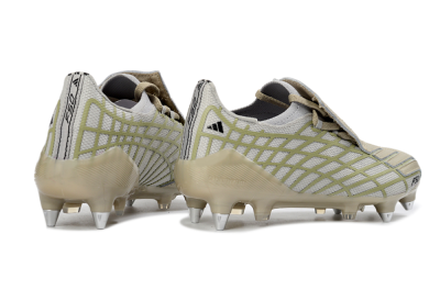 Men's Adidas F50 Spider Elite SG Football Boots - Beige/Soft Sand/Light Olive