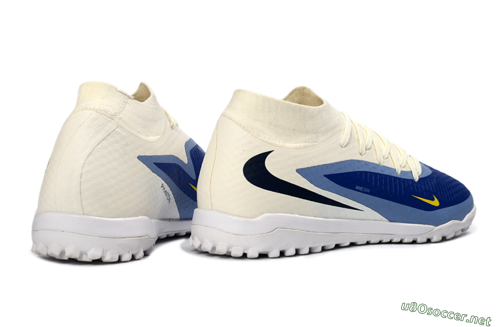 Unisex Nike Phantom 6 Elite High TF Football Shoes - Blue/Midnight Blue/Light Sky Blue 6