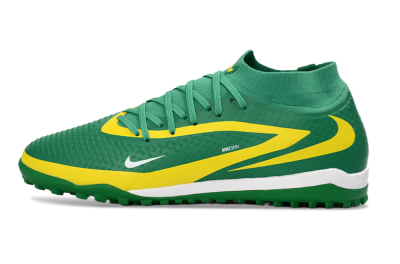 Unisex Nike Phantom 6 Elite High TF Football Shoes - Green/Lemon Yellow/Electric Green