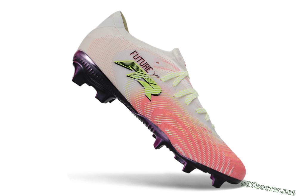 Men's Puma Future 8 Ultimate FG Football Boots - Pink/Coral Burst/Soft White 4