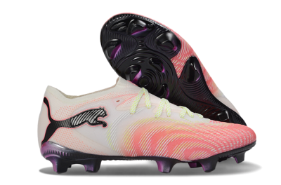 Men's Puma Future 8 Ultimate FG Football Boots - Pink/Coral Burst/Soft White