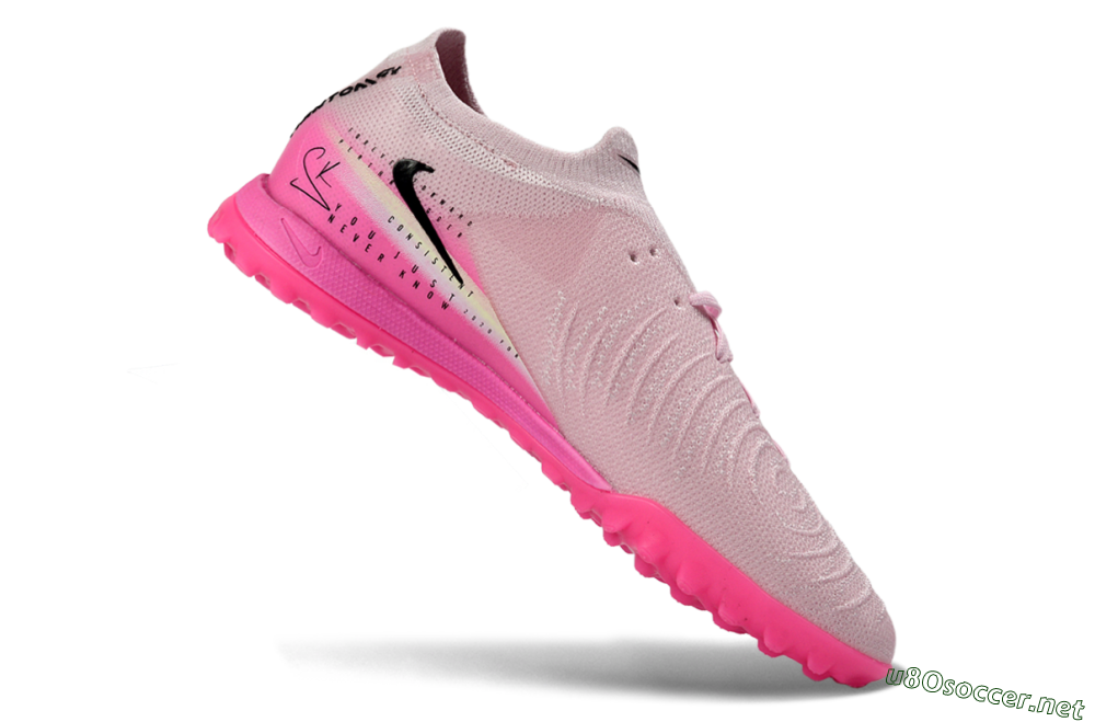 Men's Nike Phantom GX 2 Elite TF Football Shoes - Pink/Soft Rose/Hot Pink 4