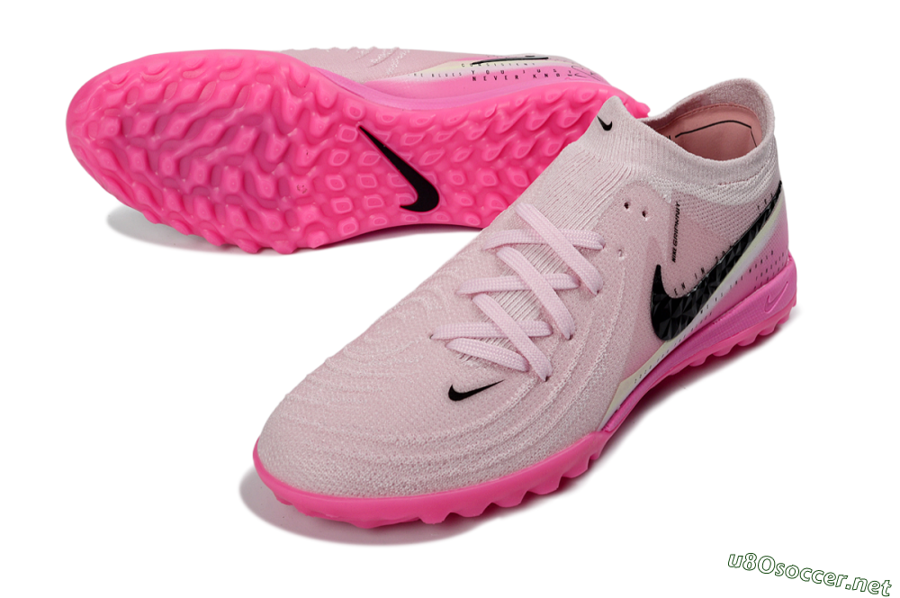 Men's Nike Phantom GX 2 Elite TF Football Shoes - Pink/Soft Rose/Hot Pink 3