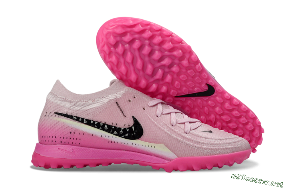 Men's Nike Phantom GX 2 Elite TF Football Shoes - Pink/Soft Rose/Hot Pink 2