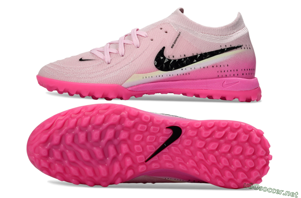 Men's Nike Phantom GX 2 Elite TF Football Shoes - Pink/Soft Rose/Hot Pink 1