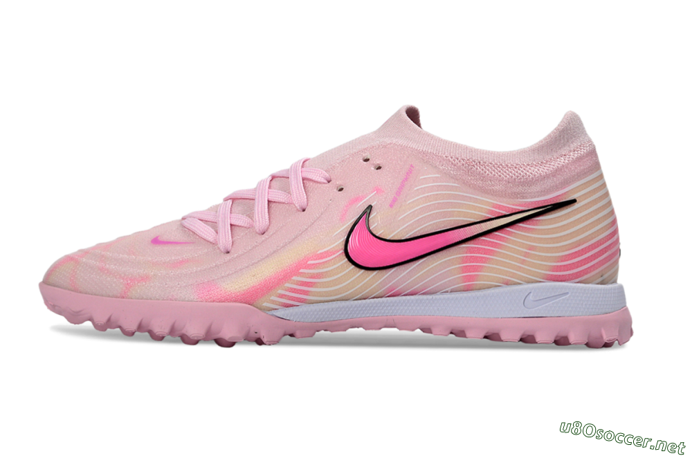 Men's Nike Phantom GX 2 Elite TF Football Shoes - Pink/Soft Pink/Coral Bliss 0