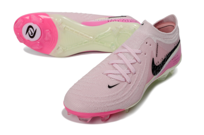 Men's Nike Phantom GX 2 Elite FG Football Boots - Pink/Flamingo Pink/Neon Green