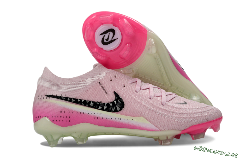 Men's Nike Phantom GX 2 Elite FG Football Boots - Pink/Flamingo Pink/Neon Green 2