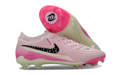 Men's Nike Phantom GX 2 Elite FG Football Boots - Pink/Flamingo Pink/Neon Green