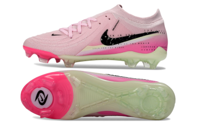 Men's Nike Phantom GX 2 Elite FG Football Boots - Pink/Flamingo Pink/Neon Green