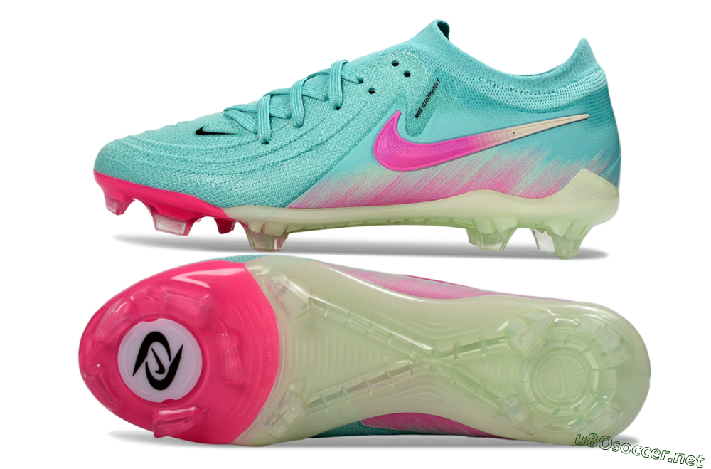 Men's Nike Phantom GX 2 Elite FG Football Boots - Aqua/Neon Pink/Pale Green 1