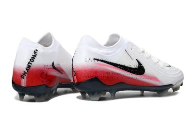 Men's Nike Phantom GX 2 Elite FG Football Boots - White/Crimson Red/Steel Grey