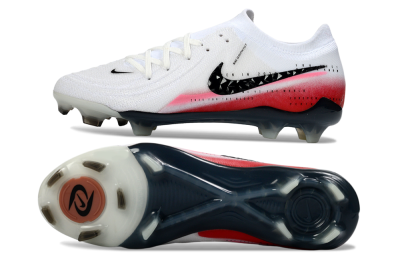 Men's Nike Phantom GX 2 Elite FG Football Boots - White/Crimson Red/Steel Grey