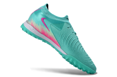 Men's Nike Phantom GX 2 Elite TF Football Shoes - Aqua/Pink Mist/Soft Green