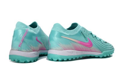 Men's Nike Phantom GX 2 Elite TF Football Shoes - Aqua/Pink Mist/Soft Green