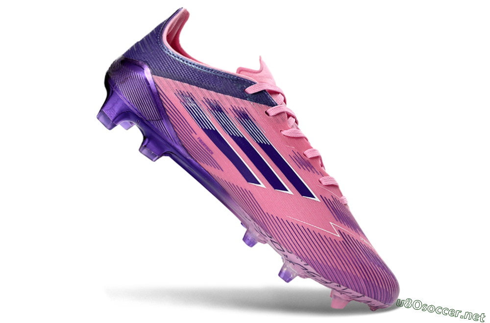 Men's Adidas F50 Elite FG Football Boots - Pink/Purple Bliss/Soft Pink 4