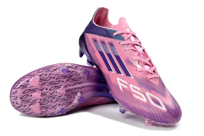 Men's Adidas F50 Elite FG Football Boots - Pink/Purple Bliss/Soft Pink