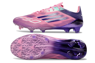 Men's Adidas F50 Elite FG Football Boots - Pink/Purple Bliss/Soft Pink