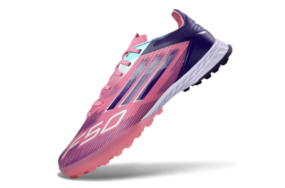 Men's Adidas F50 Elite TF Football Shoes - Pink/Lavender Glow/Soft Pink