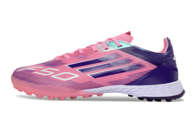 Men's Adidas F50 Elite TF Football Shoes - Pink/Lavender Glow/Soft Pink