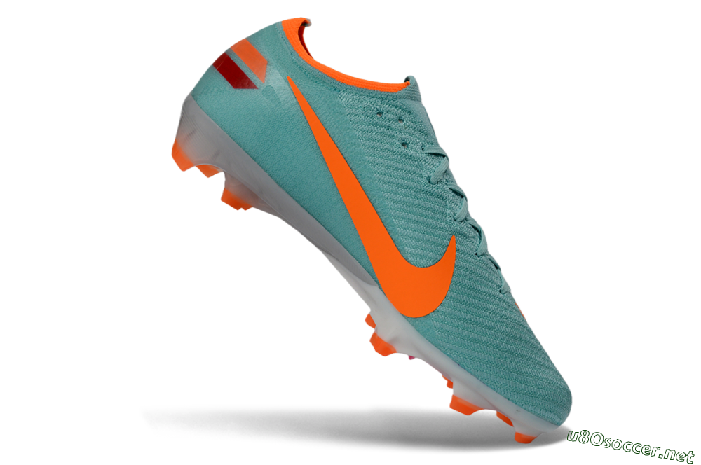 Unisex Nike Air Zoom Mercurial Vapor 16 Elite FG Football Boots - Aqua/Coral Orange/Fresh Mint 4