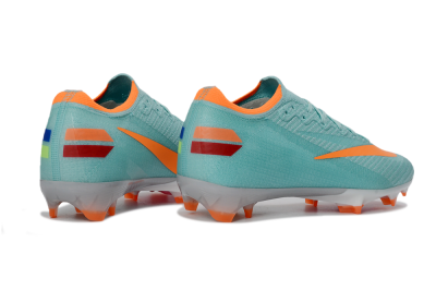 Unisex Nike Air Zoom Mercurial Vapor 16 Elite FG Football Boots - Aqua/Coral Orange/Fresh Mint