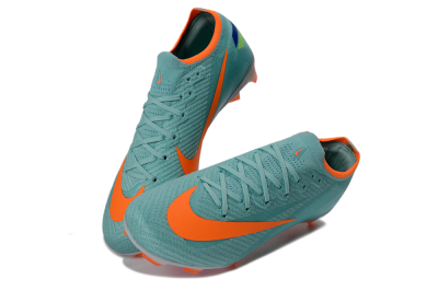 Unisex Nike Air Zoom Mercurial Vapor 16 Elite FG Football Boots - Aqua/Coral Orange/Fresh Mint
