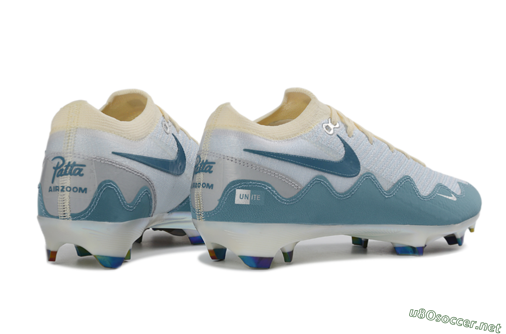 Men's Patta x Nike Air Zoom Mercurial Vapor 16 Elite FG Football Boots - Blue/Sky Blue/Cream White 6