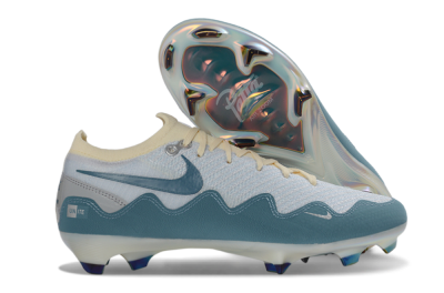 Men's Patta x Nike Air Zoom Mercurial Vapor 16 Elite FG Football Boots - Blue/Sky Blue/Cream White