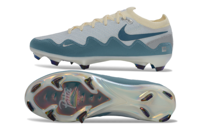 Men's Patta x Nike Air Zoom Mercurial Vapor 16 Elite FG Football Boots - Blue/Sky Blue/Cream White