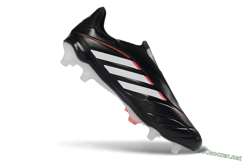 Men's Adidas Copa Pure 4 Elite FG Football Boots - Black/White/Red 4