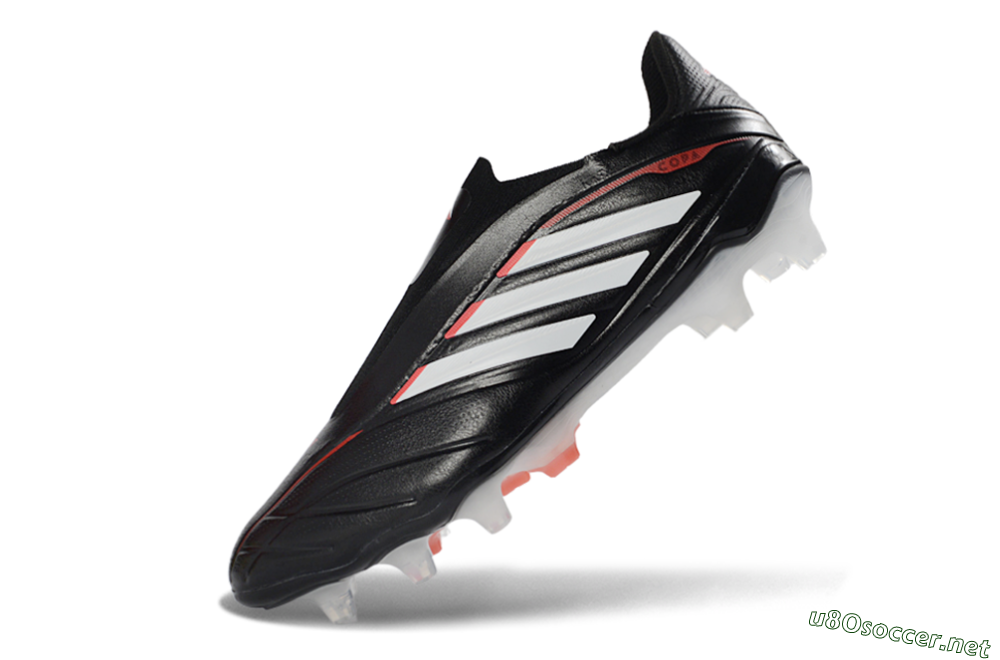 Men's Adidas Copa Pure 4 Elite FG Football Boots - Black/White/Red 5