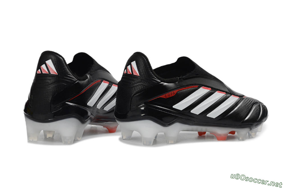 Men's Adidas Copa Pure 4 Elite FG Football Boots - Black/White/Red 6