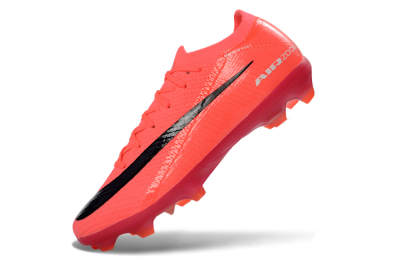 Unisex Nike Air Zoom Mercurial Vapor 16 Elite FG Football Boots - Pink/Vibrant Coral/Dark Black