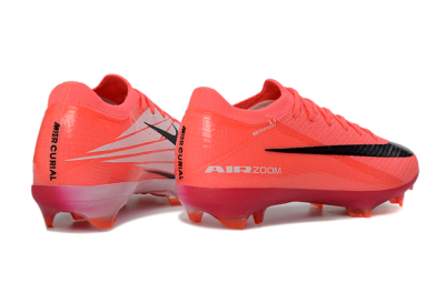 Unisex Nike Air Zoom Mercurial Vapor 16 Elite FG Football Boots - Pink/Vibrant Coral/Dark Black