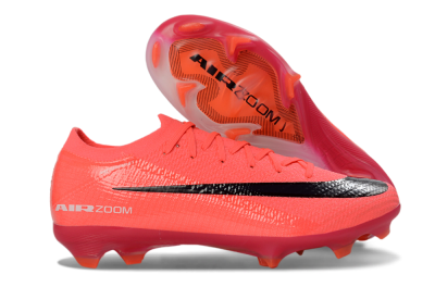 Unisex Nike Air Zoom Mercurial Vapor 16 Elite FG Football Boots - Pink/Vibrant Coral/Dark Black