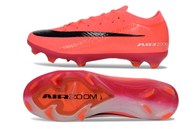 Unisex Nike Air Zoom Mercurial Vapor 16 Elite FG Football Boots - Pink/Vibrant Coral/Dark Black
